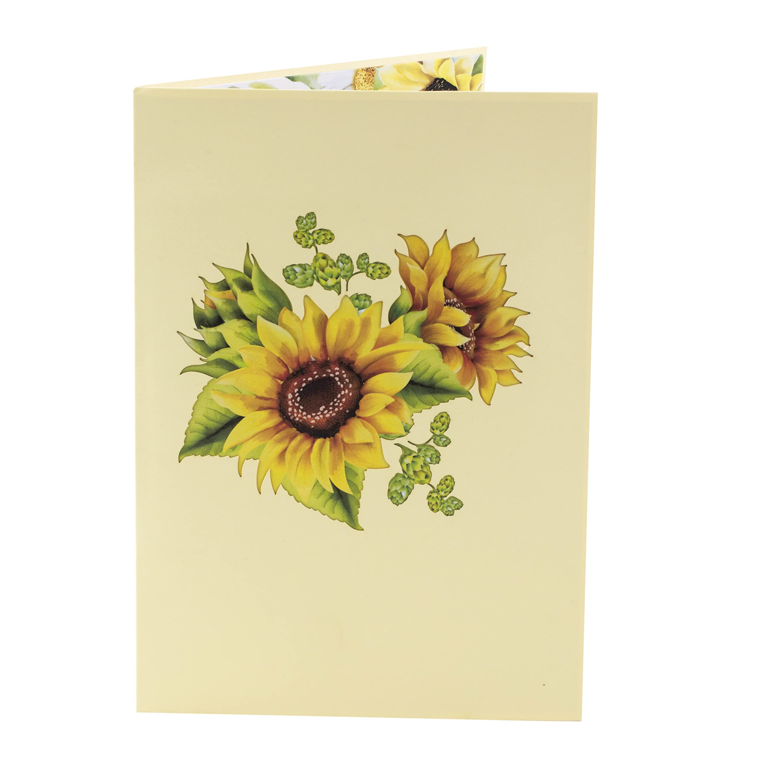 TRUANCE Pop Up Greeting Card Sunflowers- 3D Cards For Birthday, Anniversary, Mothers Day, Thank You Cards, Card for Mom, Congratulation Card, Love Card, All Occasion