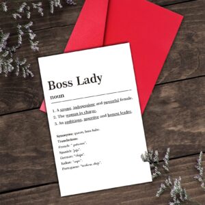 GYYsweetus Thanks for All You Do Boss Day Card, Coffee Appreciation Birthday Card for Boss, Boss’s Day Gifts for Boss Lady (Coffee Cup Boss)