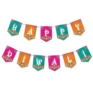 crazy night happy diwali banner, funnlot diwali decorations deepavali decorations mother laxmi happy for festival of lights party banner