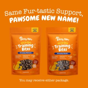 Zesty Paws Training Treats for Dogs & Puppies - Healthy Dog Treats for Hip, Joint & Muscle Health - Puppy Training Treats - for All Breeds and Ages - Dog Treats for Training - PB Flavor - 8oz