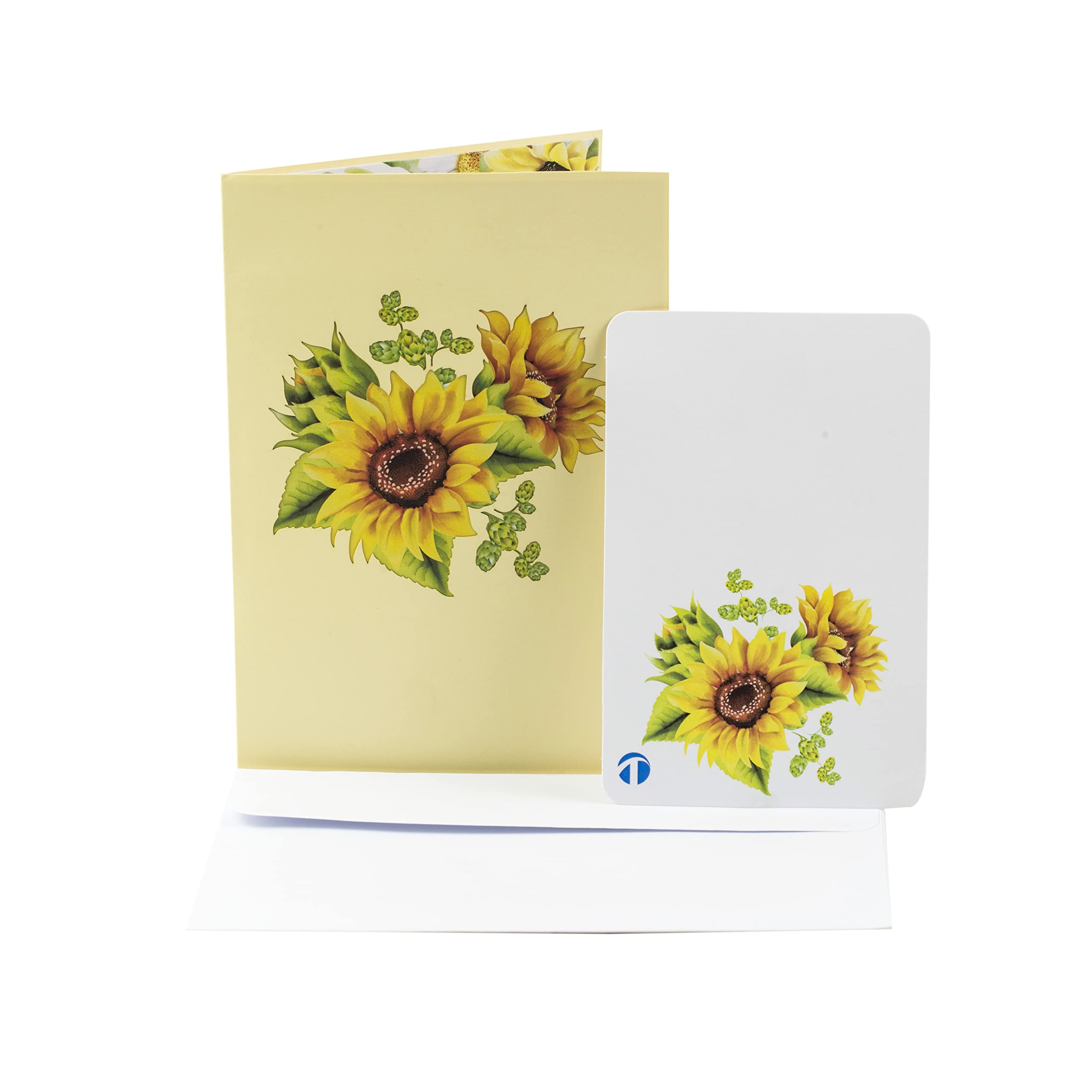 TRUANCE Pop Up Greeting Card Sunflowers- 3D Cards For Birthday, Anniversary, Mothers Day, Thank You Cards, Card for Mom, Congratulation Card, Love Card, All Occasion