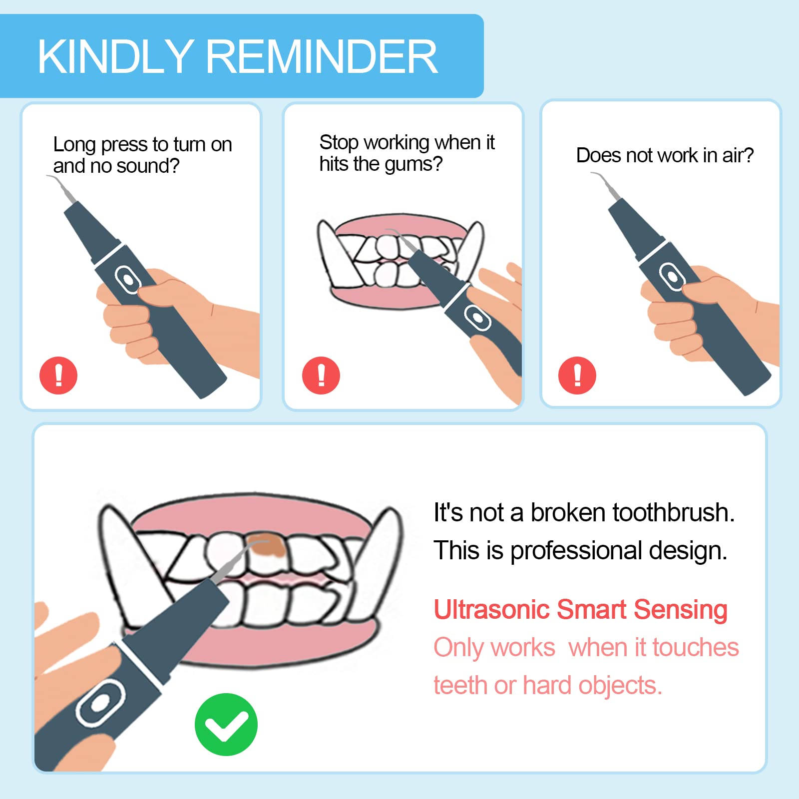 Ninibabie Dog Tooth Brusing Kit,Plaque and Tartar Remover for Teeth,Pet Dental Care Kit,4 Modes Pet Ultrasonic Tooth Cleaner,Dog Toothbrush,Dental Care for Dogs