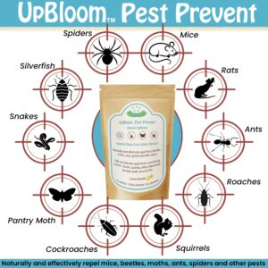 UpBloom | Pest Prevent All-Natural Pest Repellents – Home and Garage Defense from Mouse, Spider, Roaches, and Insects – 10 Pest Control and Repeller Pouches for Pest Defense and Insect Pest Control