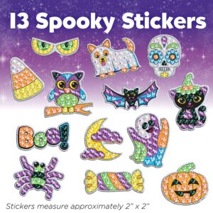 Creativity for Kids Big Gem Diamond Painting Kit - Halloween Stickers and Suncatchers - Halloween DIY Crafts for Kids, Halloween Activities and Gifts for Kids Ages 6-8+