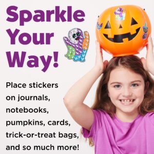 Creativity for Kids Big Gem Diamond Painting Kit - Halloween Stickers and Suncatchers - Halloween DIY Crafts for Kids, Halloween Activities and Gifts for Kids Ages 6-8+