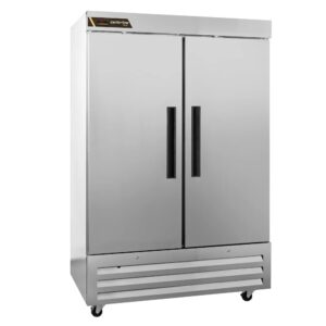 traulsen clbm-49r-fs-lr centerline reach-in two section refrigerator with full height solid doors