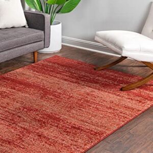 Rugs.com Angelica Collection Rug – 2' x 3' Terracotta Medium Rug Perfect for Entryways, Kitchens, Breakfast Nooks, Accent Pieces