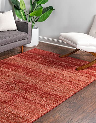 Rugs.com Angelica Collection Rug – 2' x 3' Terracotta Medium Rug Perfect for Entryways, Kitchens, Breakfast Nooks, Accent Pieces