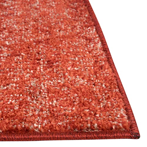 Rugs.com Angelica Collection Rug – 2' x 3' Terracotta Medium Rug Perfect for Entryways, Kitchens, Breakfast Nooks, Accent Pieces