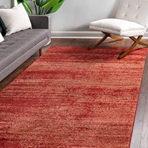 Rugs.com Angelica Collection Rug – 2' x 3' Terracotta Medium Rug Perfect for Entryways, Kitchens, Breakfast Nooks, Accent Pieces