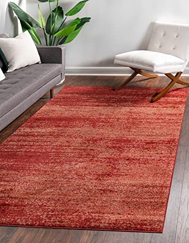 Rugs.com Angelica Collection Rug – 2' x 3' Terracotta Medium Rug Perfect for Entryways, Kitchens, Breakfast Nooks, Accent Pieces