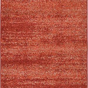 Rugs.com Angelica Collection Rug – 2' x 3' Terracotta Medium Rug Perfect for Entryways, Kitchens, Breakfast Nooks, Accent Pieces