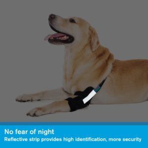 yrenoer Dog Elbow Brace for Treat ACL CCL, Front Leg Brace Wrap with Metal Spring Strips for Dogs with osteoarthritis, limping from Joint Pain, Keeps The Joint Warm and Stable (M_Right)