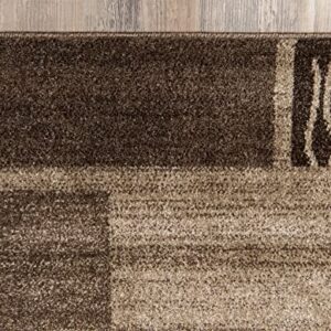 Rugs.com Angelica Collection Rug – 3' x 5' Dark Beige Medium Rug Perfect for Entryways, Kitchens, Breakfast Nooks, Accent Pieces