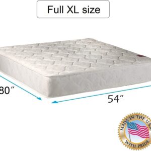 DS Solutions USA Legacy Full XL Size 2-Sided Mattress Only with Mattress Protector Included - Orthopedic, Innerspring coils, Long Lasting Comfort