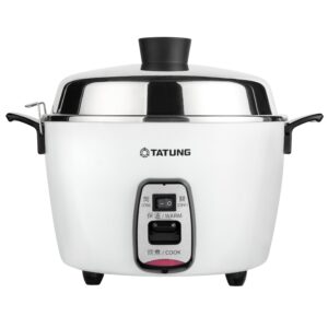 Tatung - TAC-11QM -11 Cup Multi-Functional Stainless Steel Rice Cooker (White)