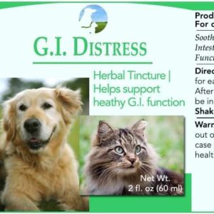 Vitality Science GI Distress for Cats | Diarrhea, Vomiting and Discomfort | Aids Digestion and Reduces Bloating | Boosts GI Tract