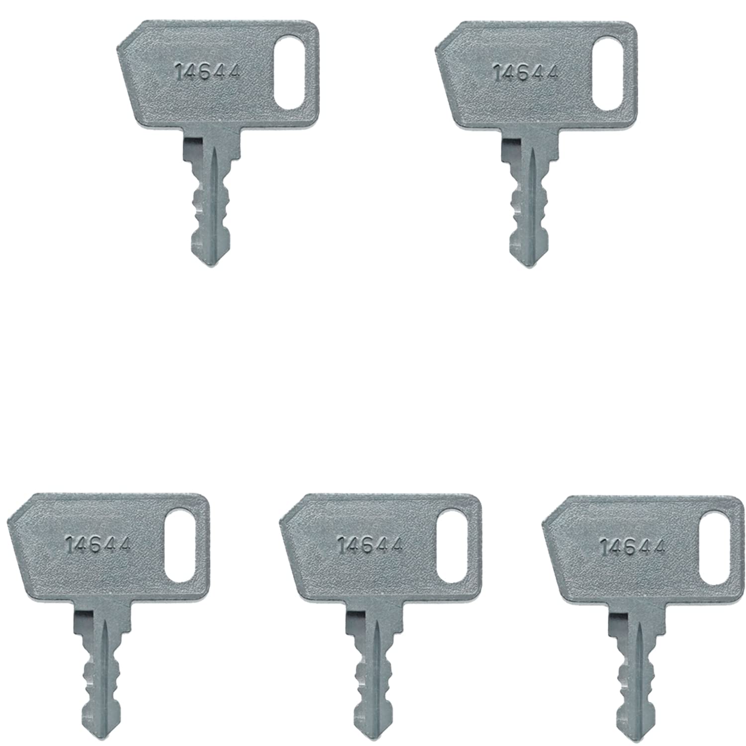 #361144 Tennant Sweeper Scrubber Ignition Keys (5) R14 6100 6200 6400 7100 7200 7300 8300 S20 T5 T7 T12 T15 T16 T17 4VDR4 4VDR5 4VDR6 4VDR7 4VDW8 Nobles Strive Rider, SpeedScrub Rider, EZ Rider HP