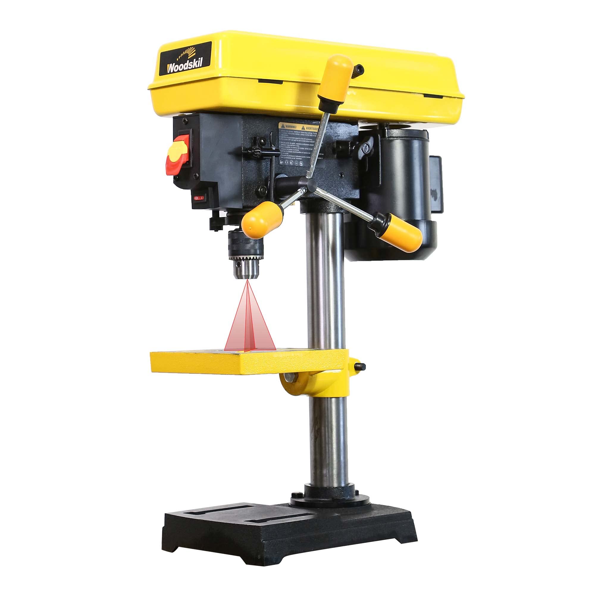 Woodskil 8 Inch Drill Press, 2.3 Amp 5-Speed Bench Drill Press, Bench Top Drilling Machine