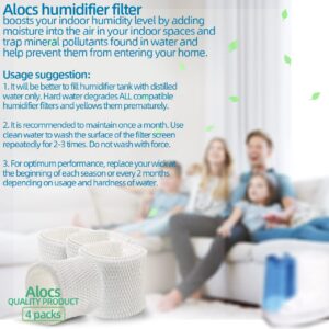 HC888 Humidifier Wicking Filter C Replacement for Honeywell HCM-890 HEV-320, Walgreens HC-888 HC-888N HCM-890 HEV-320 Series & Duracraft D88 DCM-200 DH-890 Cool Mist Humidifier Filters