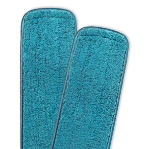 jdlife microfiber roller mop pads 2-pack - 2 pcs 14" replacement washable pads for floor cleaning