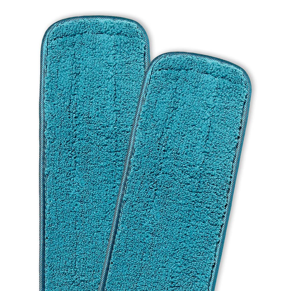 JDlife Microfiber Roller Mop Pads 2-Pack - 2 pcs 14" Replacement Washable Pads for Floor Cleaning