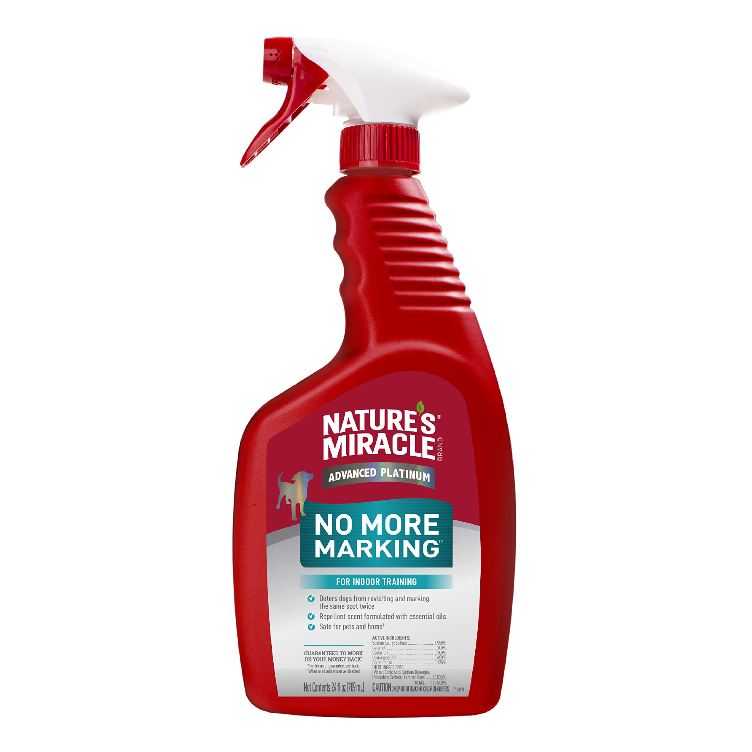 Nature's Miracle Advanced Platinum No More Marking, 24 Ounces, Helps Discourage Repetitive Pet Marking