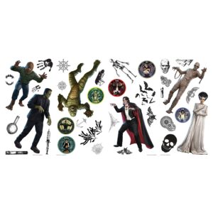 Universal Pictures Monsters Peel and Stick Wall Decals by RoomMates, RMK5210SCS