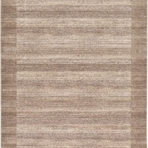 Rugs.com Angelica Collection Rug – 7' x 10' Beige Medium Rug Perfect for Bedrooms, Dining Rooms, Living Rooms