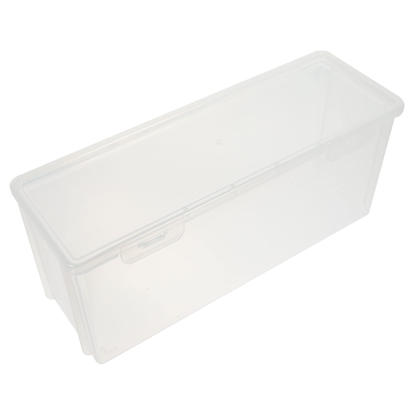 Hemoton Bread Storage Container Clear Plastic Bread Keeper Bread Box with Lid Bread Storage Bin Reusable for Kitchen Countertop Loaf Cake Toast Food