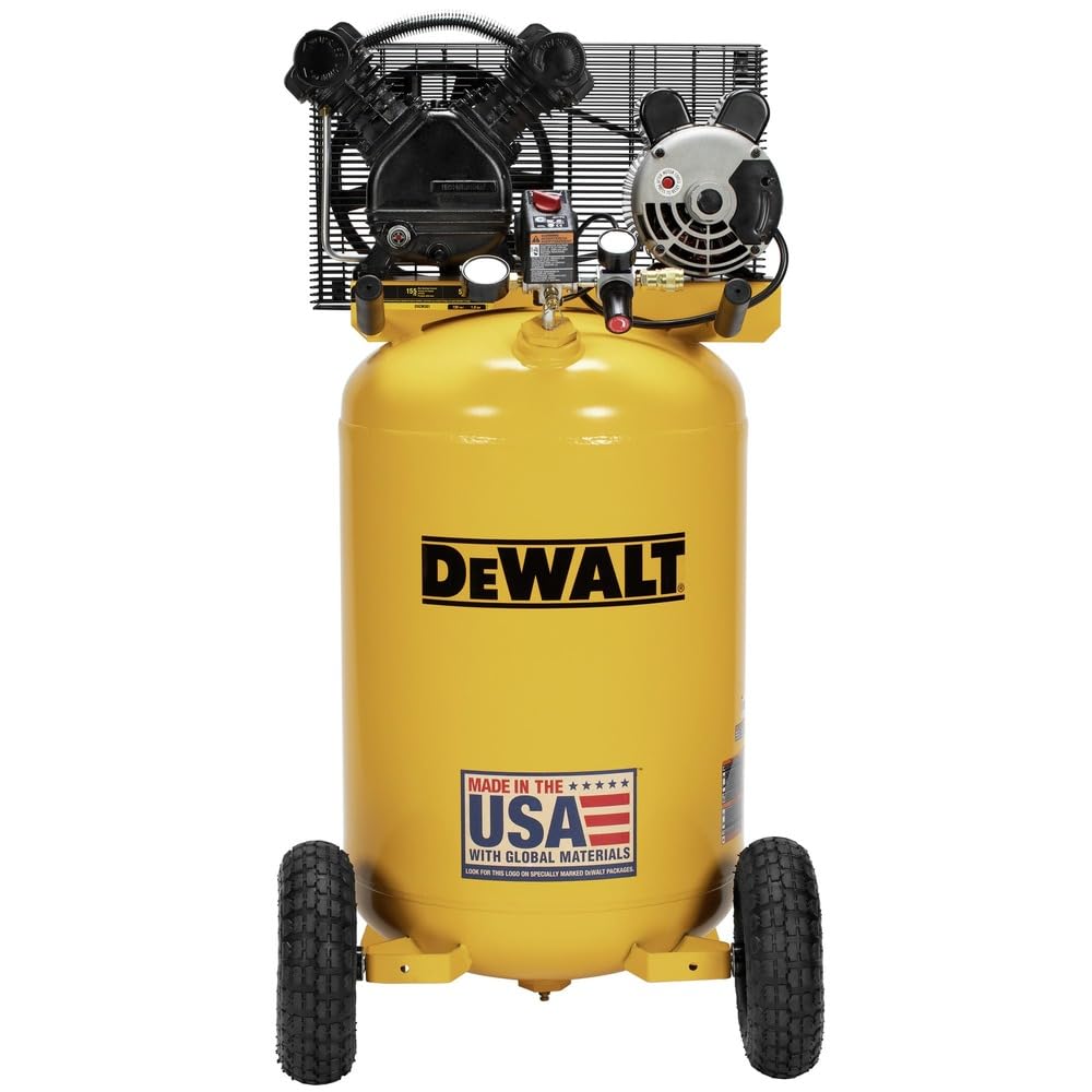 Dewalt DXCM301 1.6 HP 30 Gallon 155 Max PSI 6.2 SCFM @ 40 PSI 5.3 SCFM @ 90 PSI Single-Stage Oil-Lube Electric Portable Vertical Air Compressor