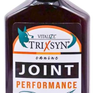 TRIXSYN Canine Performance - Dog Hip & Joint Supplement - Enhance Joint Pain Relief for Small, Large & Senior Dogs - Patented MHB3 Hylauronan Liquid Formula - 72 Day Supply