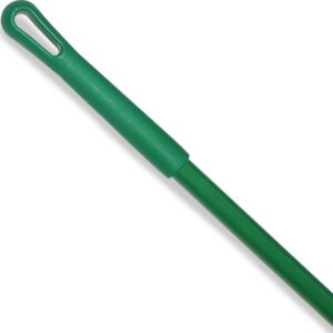 SPARTA 41225EC09 Fiberglass Broom Handle, Mop Handle, Replacement Handle With Acme Threaded Tip For Commercial Cleaning, 48 Inches, Green