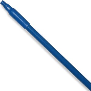 SPARTA 41225EC14 Fiberglass Broom Handle, Mop Handle, Replacement Handle With Acme Threaded Tip For Commercial Cleaning, 48 Inches, Blue