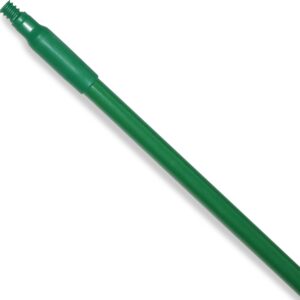 SPARTA 41225EC09 Fiberglass Broom Handle, Mop Handle, Replacement Handle With Acme Threaded Tip For Commercial Cleaning, 48 Inches, Green