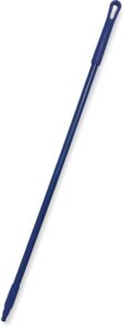 sparta 41225ec14 fiberglass broom handle, mop handle, replacement handle with acme threaded tip for commercial cleaning, 48 inches, blue