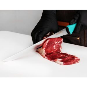 YOUSUNLONG Slicing Knife Ham Knife 10" (254mm) - Premium High-carbon molybdenum steel blade - Spanish Style Meat and Ham Slicer - Ergonomic & non-slip handle