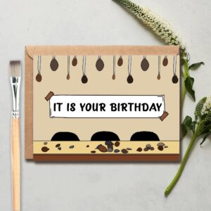 OystersPearl It Is Your Birthday Card - The Office Birthday Card - Dwight Jim Birthday Card Funny Office - Mouse Cave Birthday Card - Happy Birthday Card