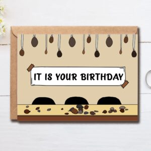 OystersPearl It Is Your Birthday Card - The Office Birthday Card - Dwight Jim Birthday Card Funny Office - Mouse Cave Birthday Card - Happy Birthday Card