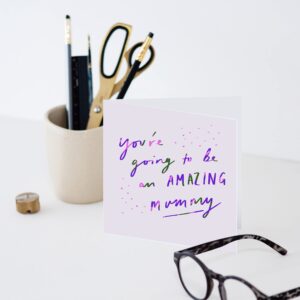 Old English Co. Lovely Niece Birthday Card - Neon Purple Birthday Card for Women | Cute Fun Design for Her from Aunty Uncle | Blank Inside & Envelope Included