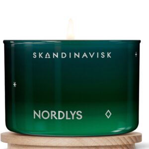 Skandinavisk NORDLYS 'Northern Lights' Scented Candle. Fragrance Notes: Arctic Intensity and Celestial Colour, a Singular Symphony for Senses. 3.17 oz.