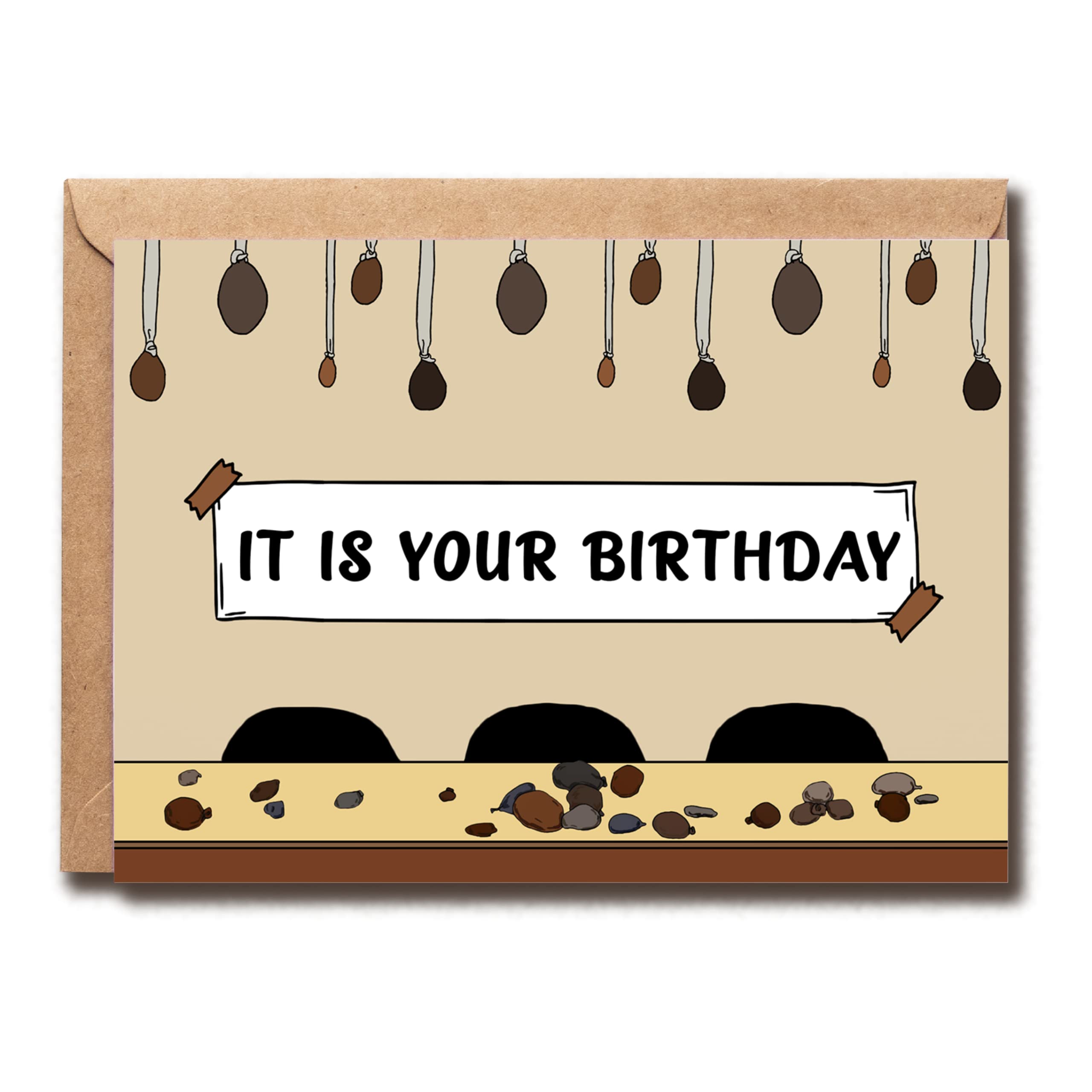 OystersPearl It Is Your Birthday Card - The Office Birthday Card - Dwight Jim Birthday Card Funny Office - Mouse Cave Birthday Card - Happy Birthday Card