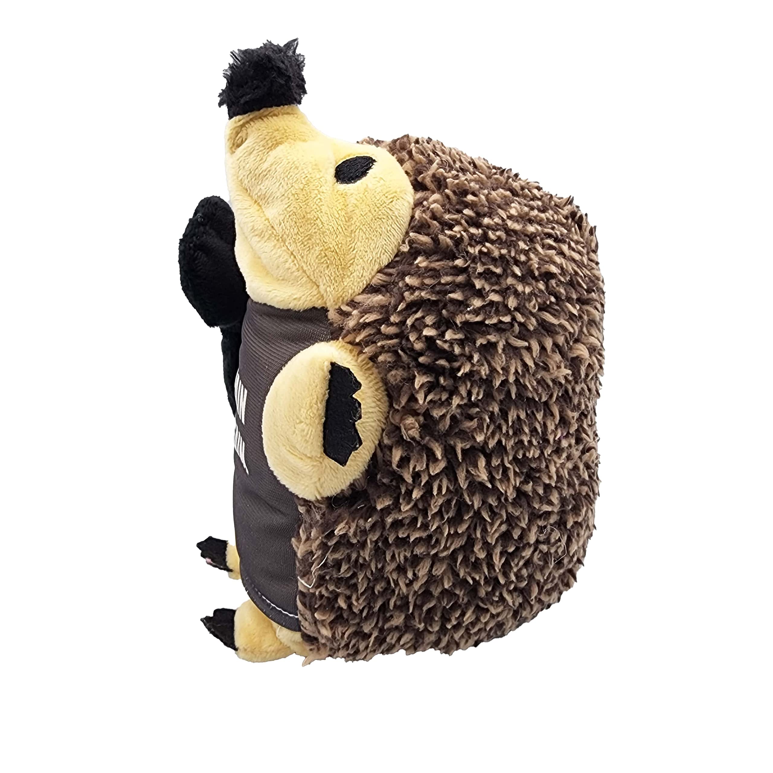 Gym Hedgehog Dog Toy with Plush Dumbbell - Large Chubby Gym Toys For Dogs - Dog Chew Toy - Hedgehog Dog Chew Toys Gym Dog Toy - Gym Toys For Dogs - Fitness Dog Toy - 8" (Single, Fitness)