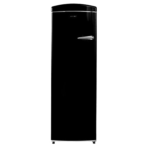 Conserv 8.3cf Classic Retro Upright Freezer Frost Free 24" 110V w/ 6 Drawers(Black)