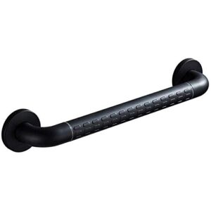 xhalery safety support handle,bathroom grab bar rail for pregnant women, children,the elderly,shower safety handle anti-slip grip,bathtub,toilet, kitchen,stairway handrail (color : black,