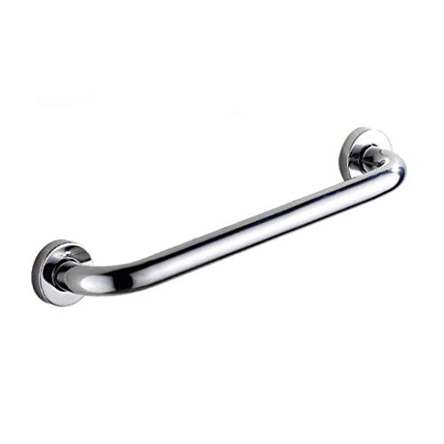 XHALERY Shower Aids,Safety Grab Rails,Bathroom Support Handle,Pure 304 Stainless Steel Bathtub Armrest,Bathtub,Toilet, Bathroom,Kitchen,Stairway Handrail (Color : Silver, Size : 65CM)