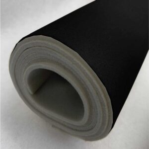 1/8" Automotive Backed Foam Spacer Faux Cloth Headliner Fabric 60" Wide Sold by The Yard (Black)