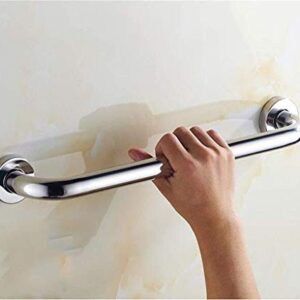 XHALERY Shower Aids,Safety Grab Rails,Bathroom Support Handle,Pure 304 Stainless Steel Bathtub Armrest,Bathtub,Toilet, Bathroom,Kitchen,Stairway Handrail (Color : Silver, Size : 30CM)