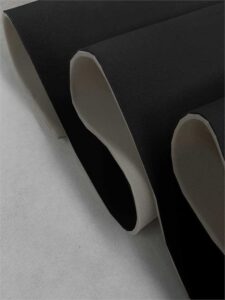 1/8" automotive backed foam spacer faux cloth headliner fabric 60" wide sold by the yard (black)