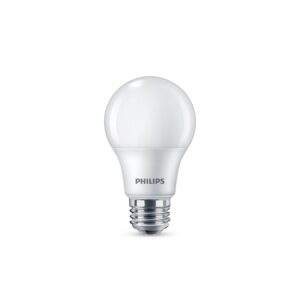 Philips LED Basic Frosted Non-Dimmable A19 Light Bulb - EyeComfort Technology - 1500 Lumen - Daylight (5000K) - 13.5W=100W - E26 Base - Indoor - 4-Pack